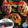 Upgrade Version - Artestia 1800W Electric Outdoor Grill with Lid Indoor Smokeless BBQ Grills with Temperature Control Portable Removable Stand Grill for Cooking, BBQ Party, Family