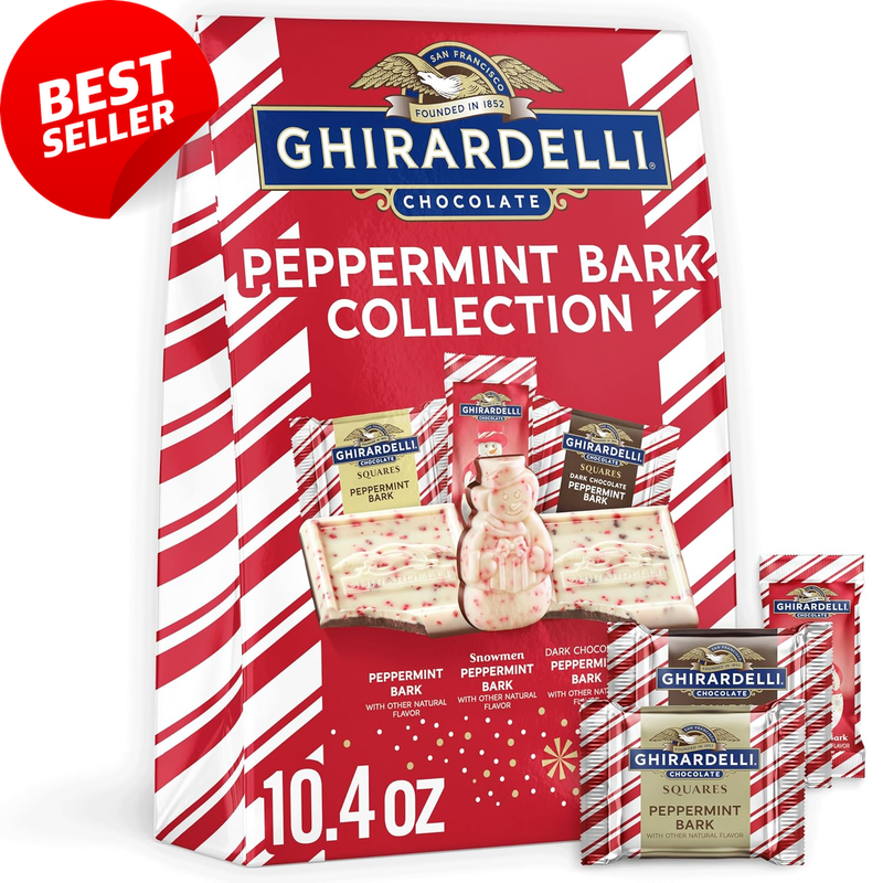 Peppermint Bark Chocolate 10.4oz Holiday Assortment Dark & White Chocolate