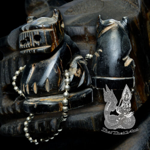 Genuine Nice Thai Amulet Old Rare Buddha Phra Talisman LP. Pan Wat Banghia