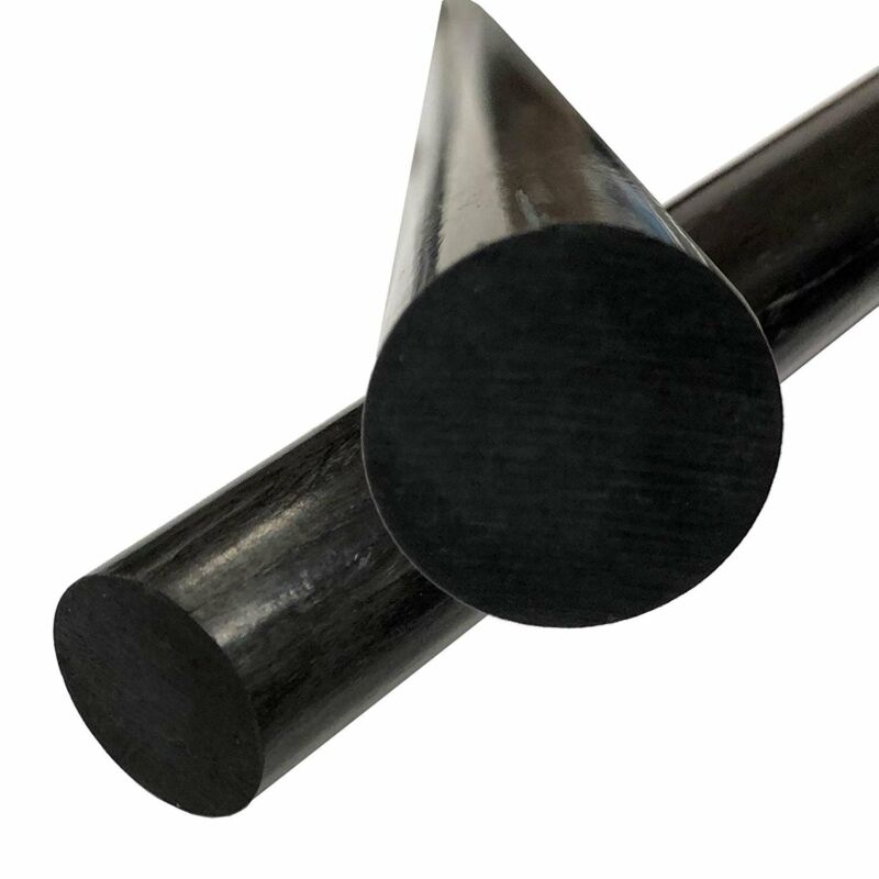 (4) Pieces - 6mm x 1000mm Carbon Fiber RODS - Solid Pultruded Round Rods...