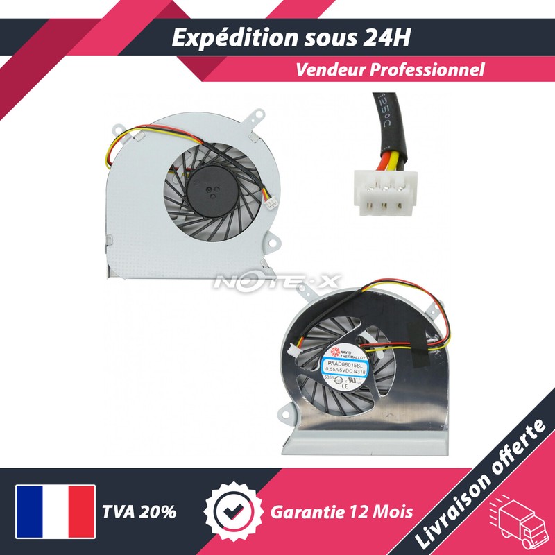 Ventilateur Cpu Fan Pour Msi Ge60 2pe-209xfr Ge60 2pe-215us Ge60 2pe-245ne