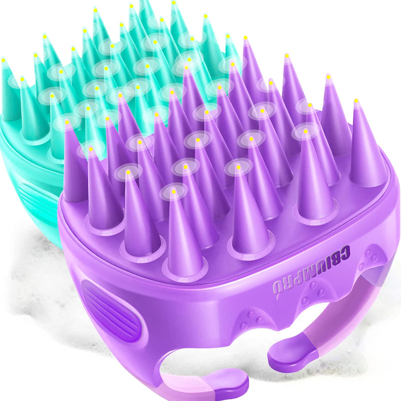 2 PCS Shampoo Brush Scalp Massager comb Dandruff Removal for Men women Pet Dogs