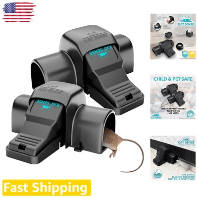 Clean and Secure Tunnel Rat Traps - Lock Chamber for Disease-Free Rodent Capture
