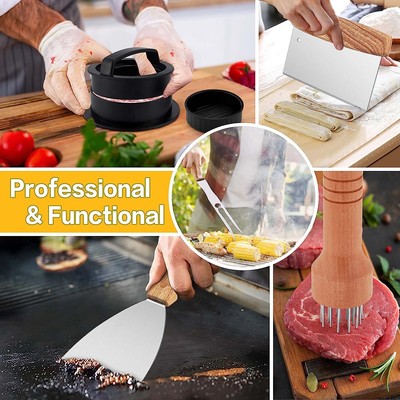 Blackstone Grill Accessories Kit, 26PC BBQ Griddle Tools Set For Outdoor Camping