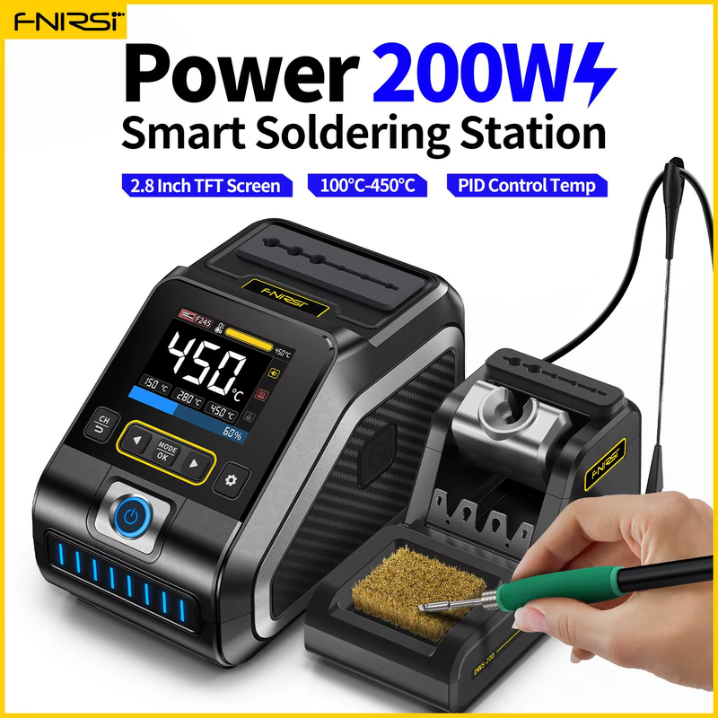 DWS-200 Soldering Station 200W C210 C245 Solder Iron Handle With Soldering Helpi