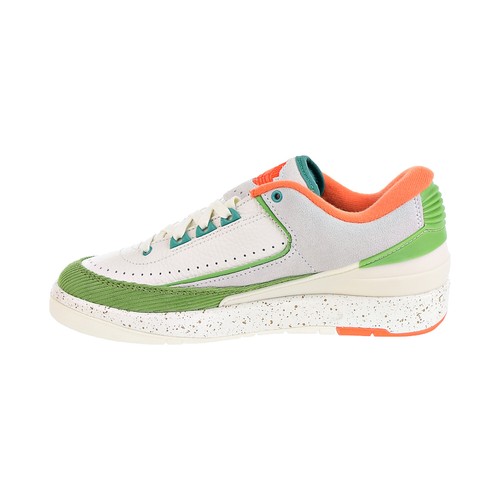 Pre-owned Nike Air Jordan 2 Retro Low "titan" Women's Shoes Sail-safety Orange Dv6206-183