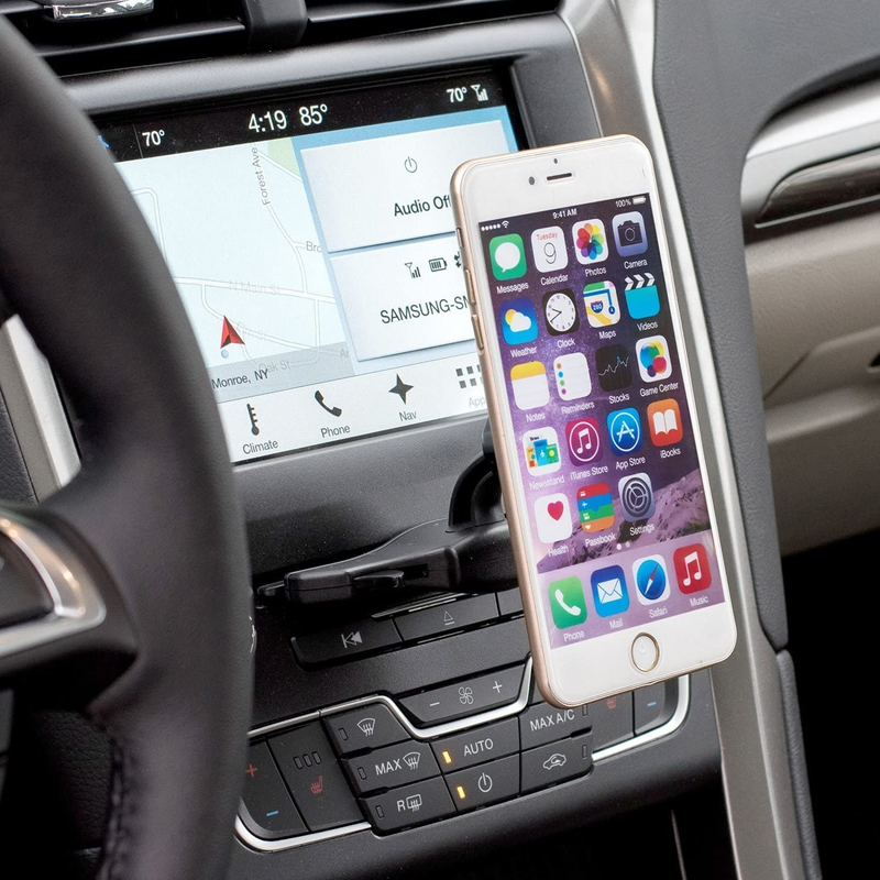 Cd Mount, Wizgear CD Slot Magnetic Car Holder, for Cell Phones and Mini Tablets