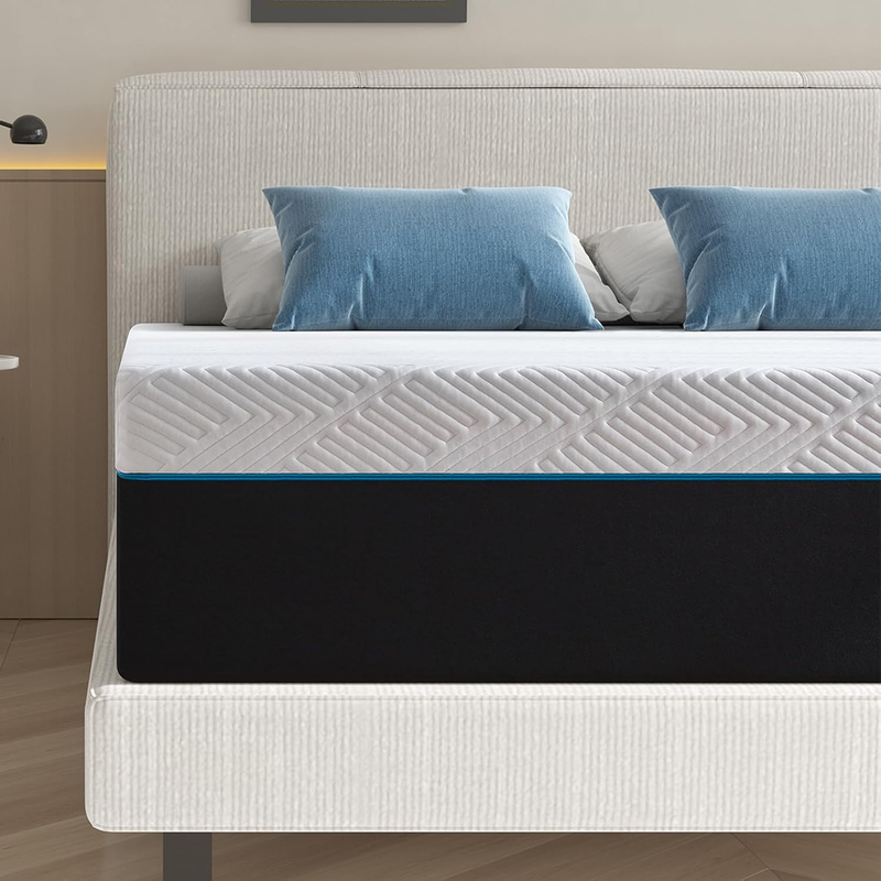 10-inch Gel-Infused Ultra-Comfort Supportive and Medium Firmness Memory Foam Mat