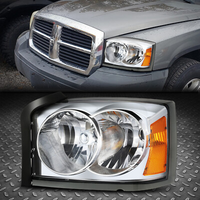 Для 06-07 Dodge Dakota OE Style Левая боковая фара водителя, головной фонарь, хромированный