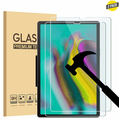 (2 Pack) Galaxy Tab S6 Tempered Glass Screen Protector for Samsung Tab S6 10.5''