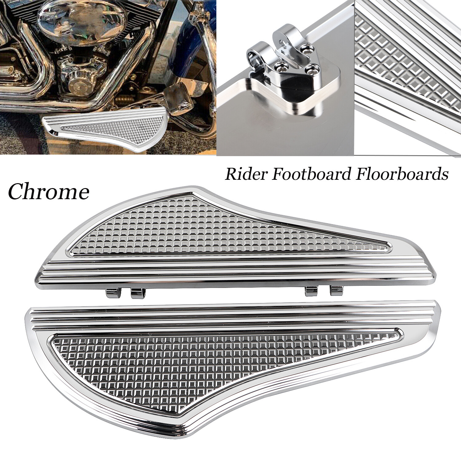 ボード feet Amazon.com: ZXMOTO Motorcycle Passenger Floorboards, Chrome