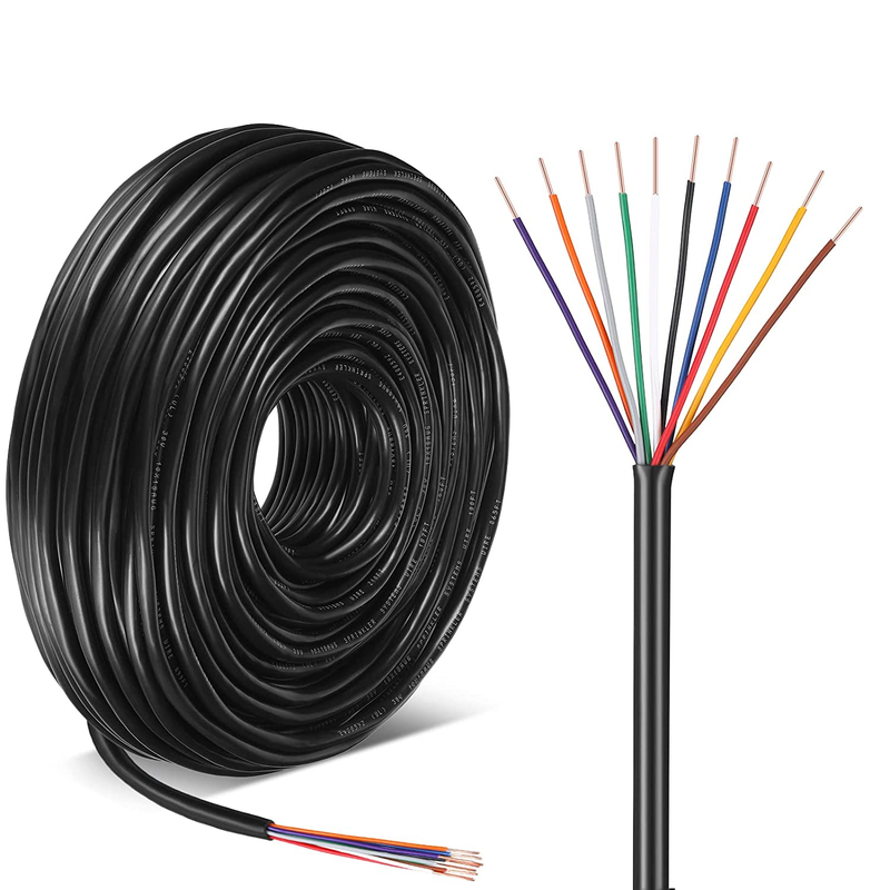 Solid Sprinkler System Wire, 18 Gauge Irrigation Wire with UV Resistant PVC Jack