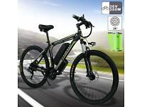 CLIENSY 26"36V21Speed Electric Bike Cycling Mountain City E-Bike Lithium Battery