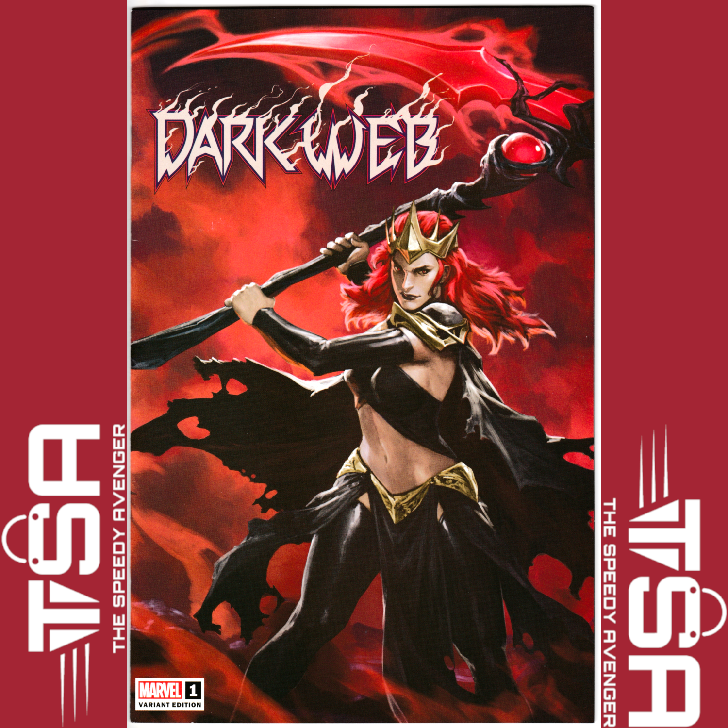 DARK WEB #1 2022 Skan Srisuwan Exclusive Trade Variant Limited Edition Marvel