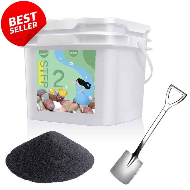 10LB 120/220 Silicon Carbide Rock Tumbler Grit Step 2 Tumbling Media - US