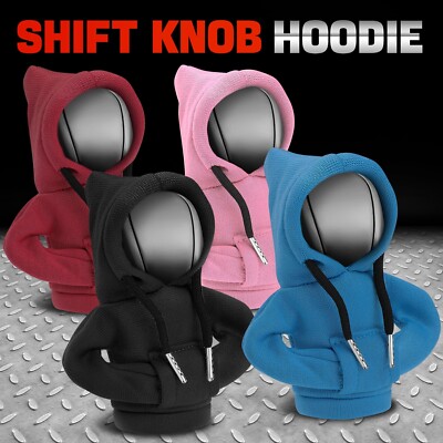 [Черный + Синий + Красный + Розовый] Универсальная ручка переключения передач с капюшоном для защиты рычага переключения передач