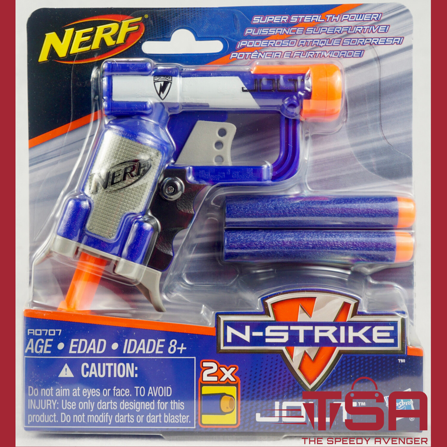 Nerf N-Strike Elite Jolt Blaster, Includes 2 Official Nerf Darts