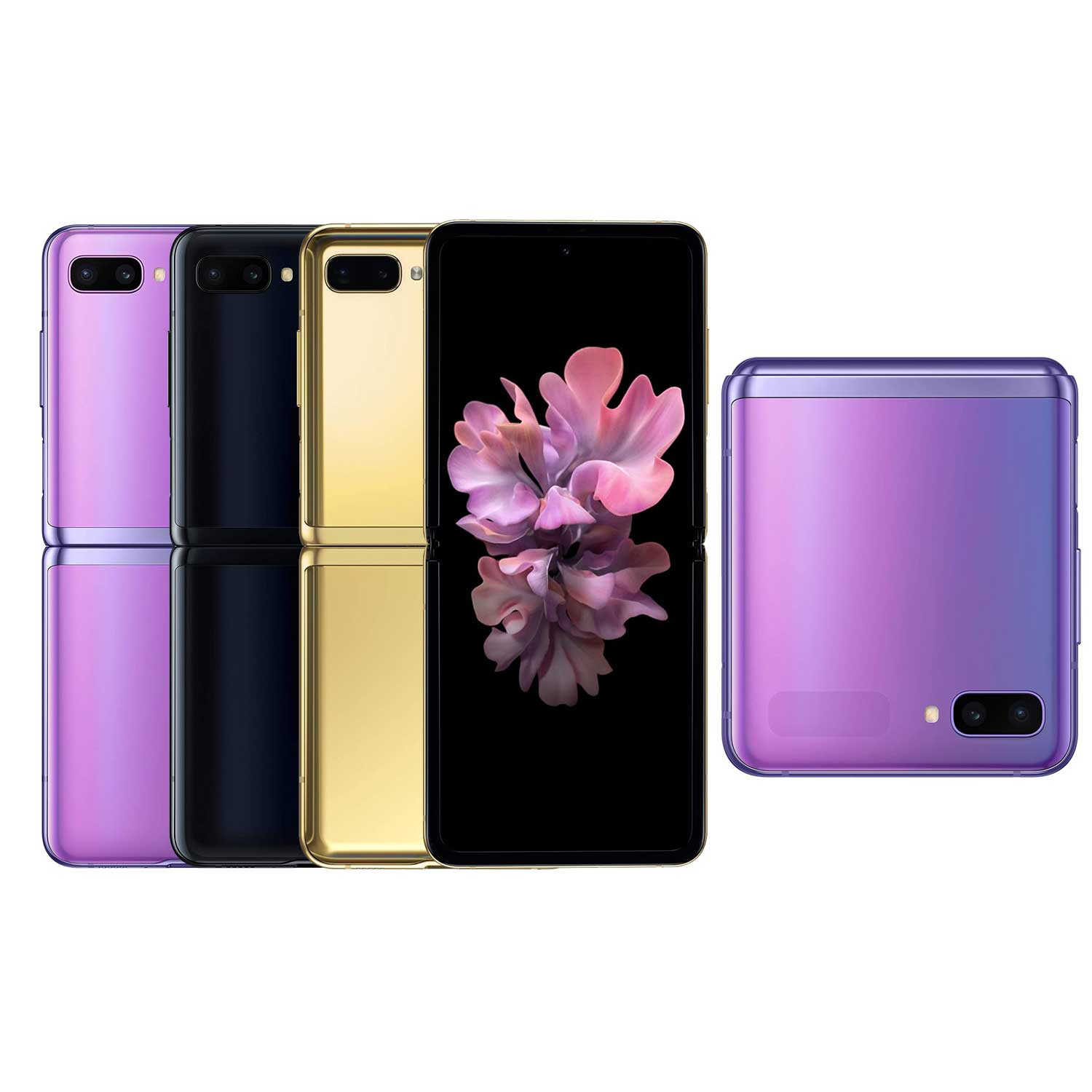 Galaxy - [977] galaxy Z Flip 256GB パープル SIMフリー Samsung Galaxy Z Flip SA-F700F Dual-SIM 256GB SA-F700FPRL B&H