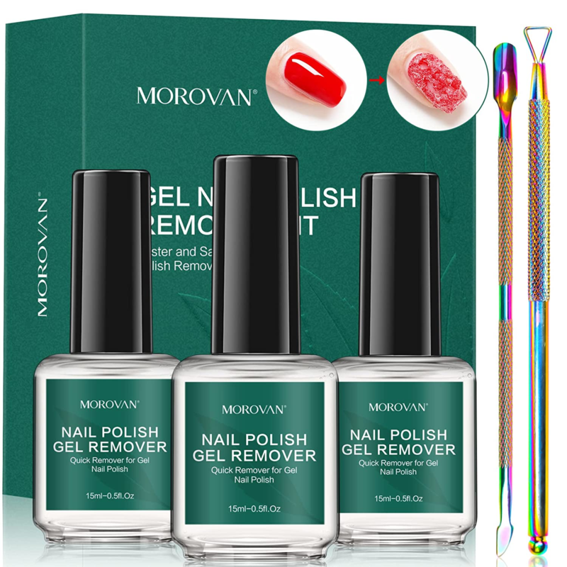 Remover Kit 3 Pack - Professional Gel Polish Remover For