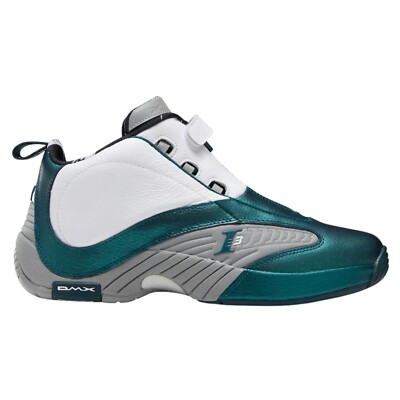 Reebok Answer IV（26cm） Reebok Answer IV Mens White Leather Zipper Athletic