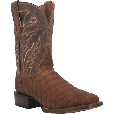 Pre-owned Dan Post Men's Mickey Caiman Boot Dp4896 In Brown