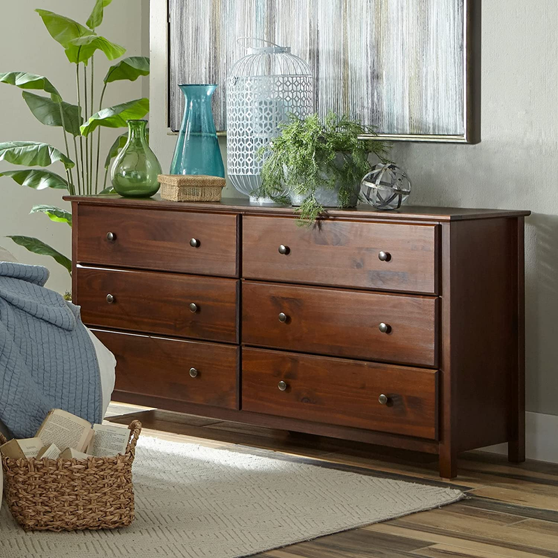 Shaker 6-Drawer Dresser, Cherry