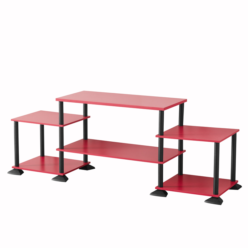 Flat Panel Holder Console Table 3 Cube Shelf