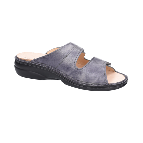 FINNCOMFORT S2K FINNCOMFORT DAMEN PANTOLETTEN SANSIBAR GRAU - PANTOLETTE - DAMENSCHUHE