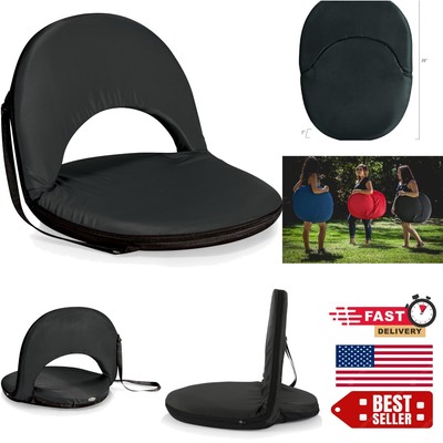 ONIVA Cushioned Portable Bleacher Seat with Adjustable Strap for Relaxation