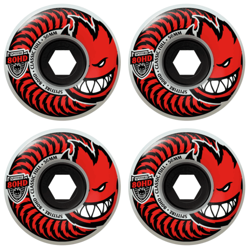 Spitfire Skateboard Wheels 56mm 80HD Classic Full 80A Soft Spitfire Skateboard Wheels 56mm 80HD Classic Full 80A Soft