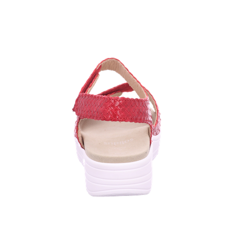 SOLIDUS SOLIDUS DAMEN SANDALETTEN GRETA - WEITE 48017 ROT 1186009