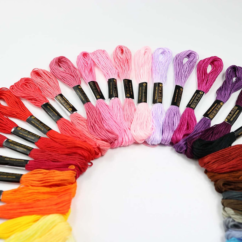 150Pcs Embroidery Threads 150 color Embroidery Floss Embroidery Floss Cross Stit