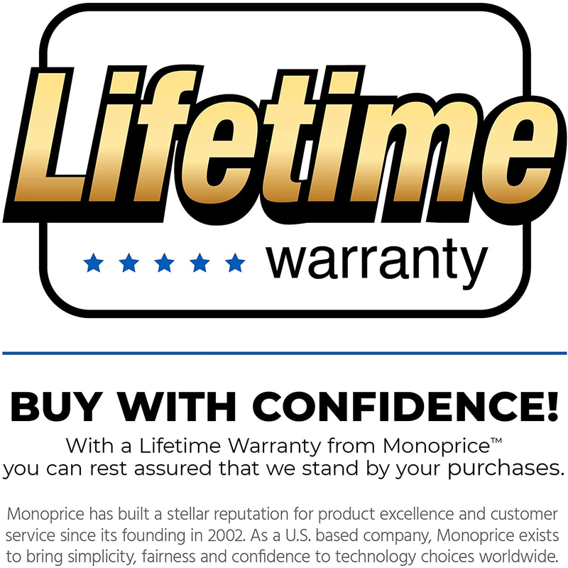 Monoprice SATA Cable - 0.67 Feet - Black | SATA 15Pin to 6Pin PCI Express Card P