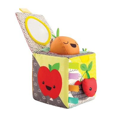 Infantino Peek & Seek Sensory Discovery Cube, Selfie Mirror, Early Fine... 