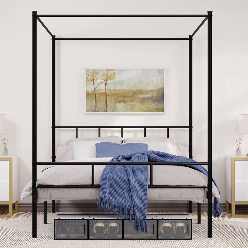 Platform With Metal Slat Mattress Support Taus