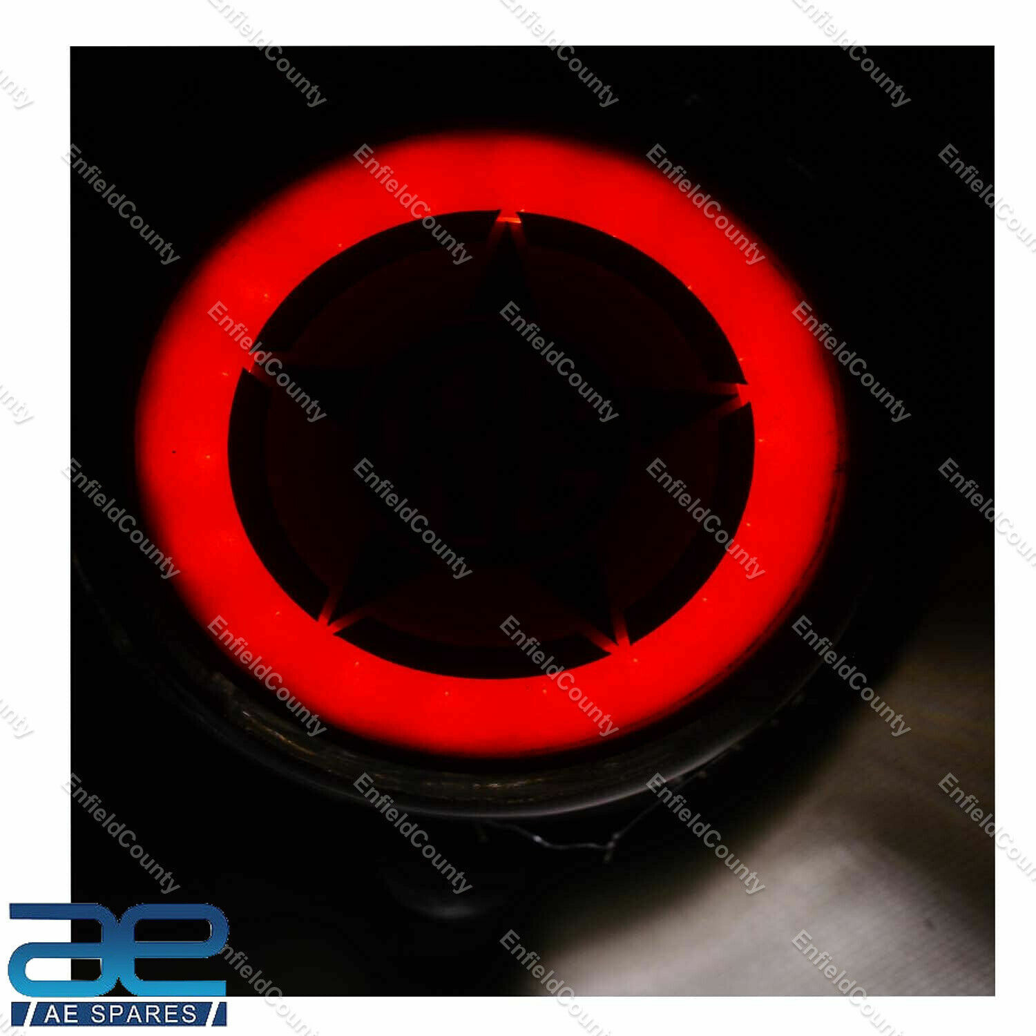 Led Tail Light With Boss Logo For Royal Enfield Classic 350 500 Desert Storm  