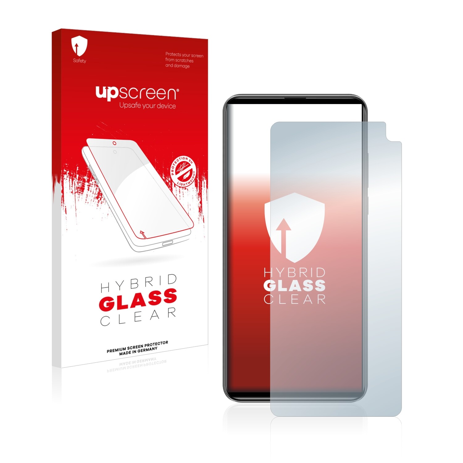 Heavy Duty Foil Protective Hybrid Glass Scratch Clear for Cu