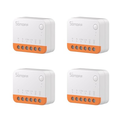 SONOFF DIY WiFi Smart Switch 4-Pack Timer Remote Switch Workls with Amazon Alexa