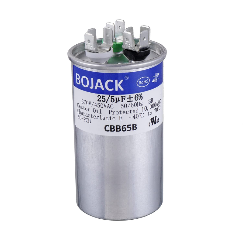 25+5 Uf 370/450 V AC CBB65 Dual Run Capacitor for AC Motor Fan Start
