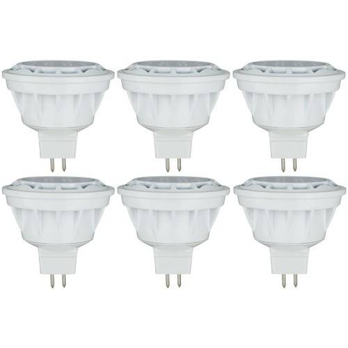 6 Pack Sunlite LED Mr16 Reflector 7W (50W Replacement) Gu5.3