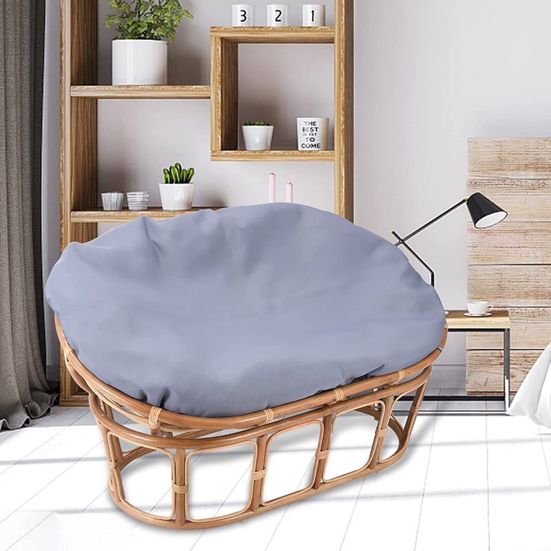 Double Papasan Chair Cushion Cover Only, Outdoor Indoor Splash Proof , Easy Clea