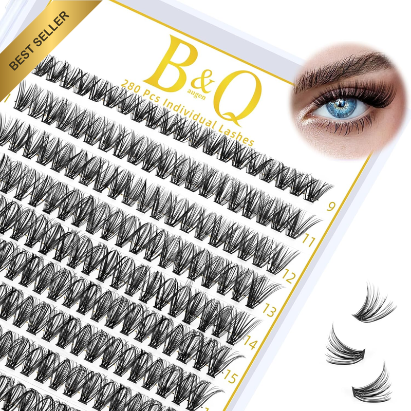 Lash Clusters 40D 280 Clusters False Eyelas Lash Clusters Extensions Individual