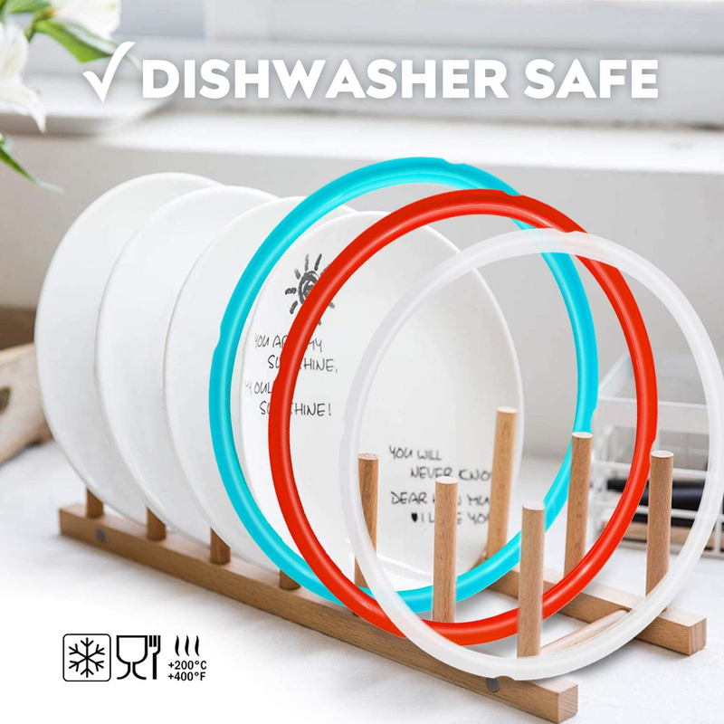 3 Pcs Silicone Sealing Ring 8 Qt for Instant Pot Sealing Ring 8 Quart