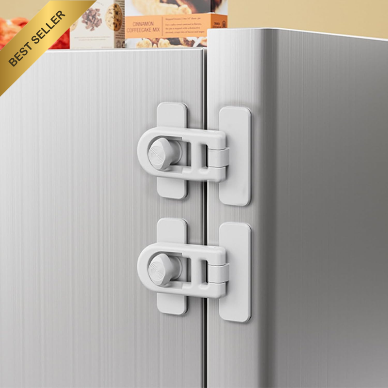（2 Pack） Child Safety Lock for Baby, Child Proof Refrigerator Lock, for Fridge,