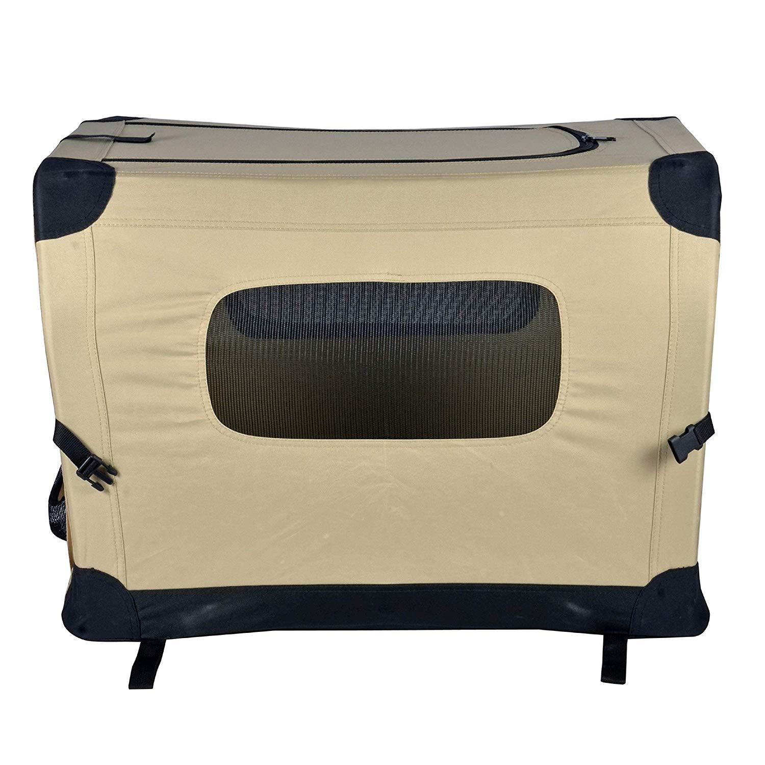 Dog Kennel Crate Comfortable Folding Soft Travel RV Pet Bed Cloth 36 Inches Big