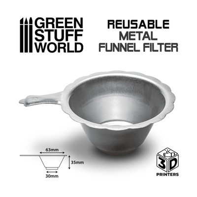 Green Stuff World Supply Reusable Metal Resin Filter New