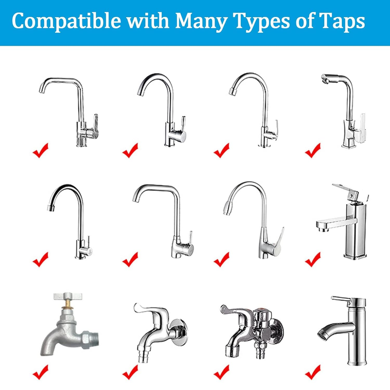 Faucet Water Filter, 360 Degree Rotating Mount Filters Purifier Kitchen Tap Filt