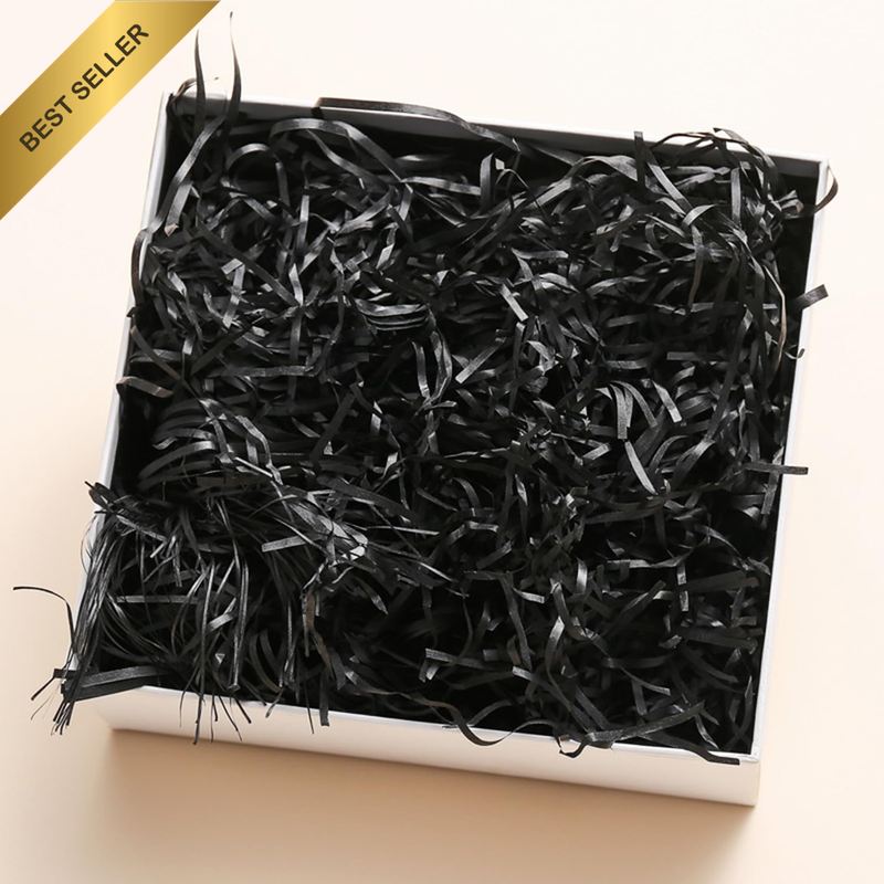 200G Crinkle Cut Paper Shred Filler for Gift Wrapping & Basket Filling, Shredded