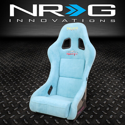 Ковшеобразное сиденье с фиксированной спинкой из микроволокна NRG Innovations ULTRA Prisma Teal Medium