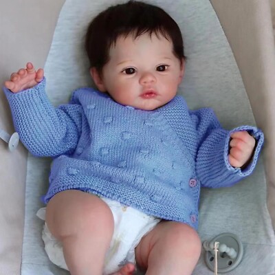 20'' Reborn Dolls Baby Handmade Newborn Soft Silicone Vinyl Realistic XMAS Gifts